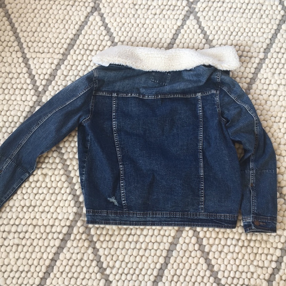 Denim shearling‎ jacket - Picture 5 of 5